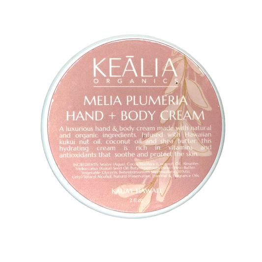 plumeria hand + body cream 2 oz