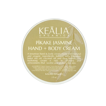 pikake jasmine hand + body cream 2 oz