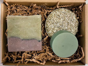 artisan soap + hair set