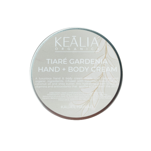 tiare gardenia hand + body cream 2 oz