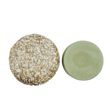 lemongrass moringa shampoo + conditioner bar