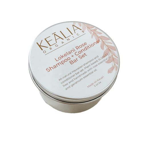 lokelani rose shampoo + conditioner